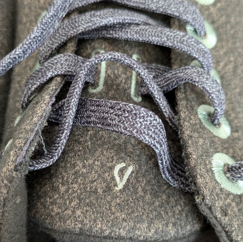 AllBirds Gray White Piper Merino Wool Women's Size 11 Sneakers Shoes - Picture 7 of 16